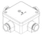 selcast Jakorasia ip67 selcast 87x87 silum. 4-haar. 2,5mm2