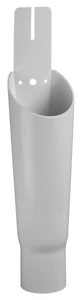 faluplast Spillmuff vit 40 fp 73860 med slangfäste