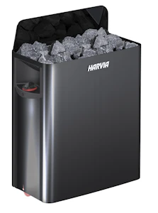 harvia Sähkökiuas harvia the wall 6,0 kw black steel sw60