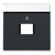 abb Centrumplatta f 1xrj45 antracit