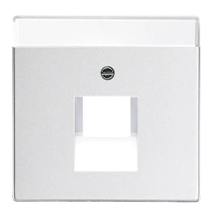 abb Centrumplatta f 1xrj45 alu