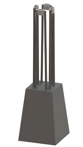 varmförzinkning Fundament först korrsk esv 8m