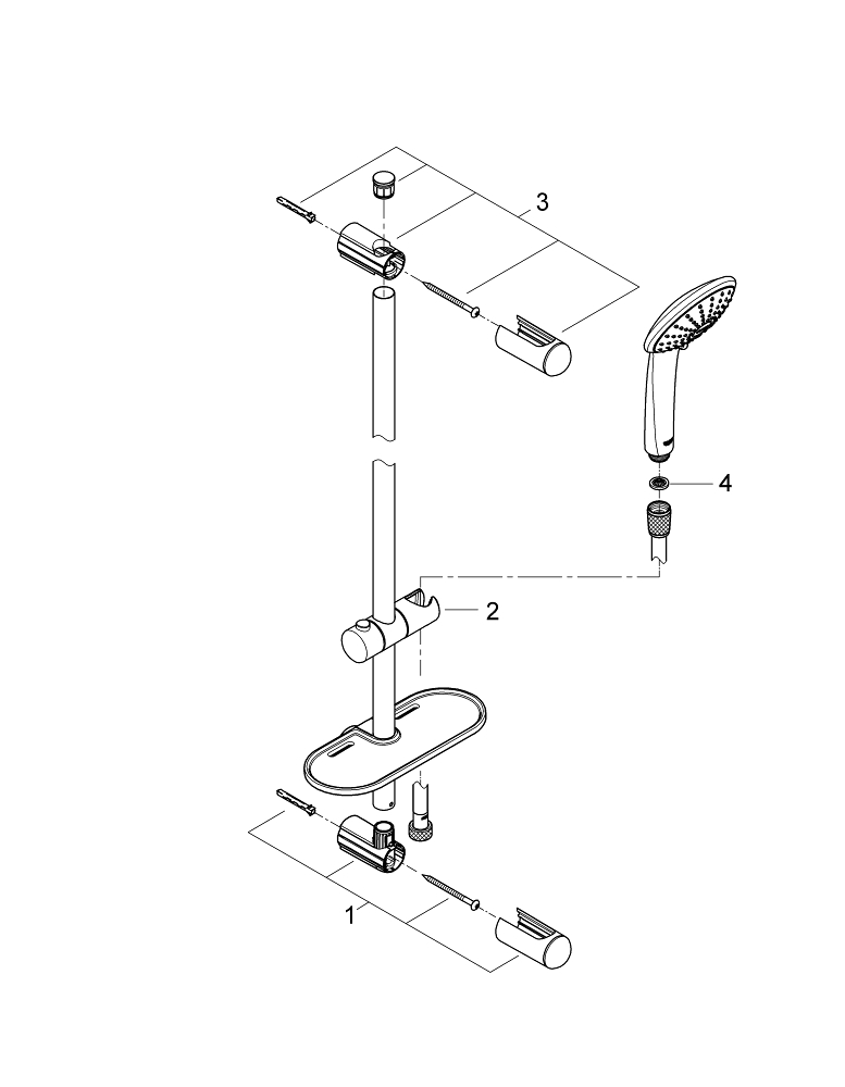 grohe Suihkusetti grohe 27242001 euphoria 110 duo
