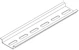 obo bettermann Asennuskisko obo 2069 2m gtpl 35x7,5mm din