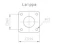 tehomet Suora kartiopylväs laipalla a205sk/le 220x220, c-c 160x160