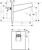 hansgrohe Piiloas.seinäliitin hg 24149670 pulsify 260 musta