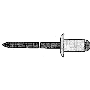 bufab Pop-niitti kupukanta 3,2x8 st/st (teräs) 1000kpl