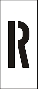 hammarprodukter Märksystem h25 vit bokstav r