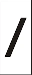 MÄRKSYSTEM H25 VIT SNEDSTRECK