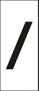 hammarprodukter Märksystem h25 vit snedstreck