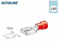 LATTALIITIN 2,8MM NAARAS PUNAINEN 100KPL/PKT