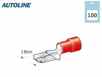 LATTALIITIN 2,8MM UROS PUNAINEN 100KPL/PKT