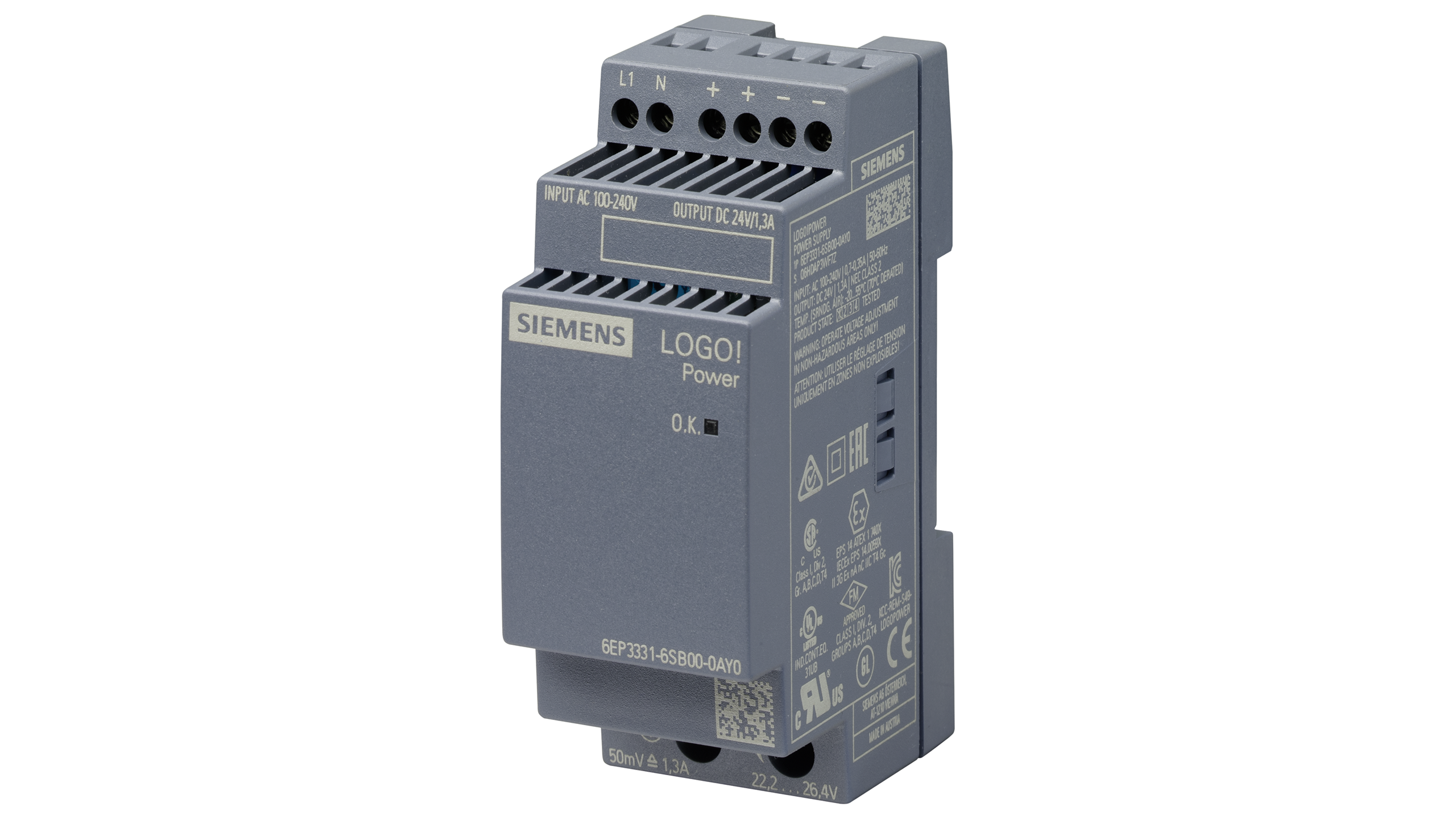TEHOLÄHDE LOGO POWER 24VDC /1,3A