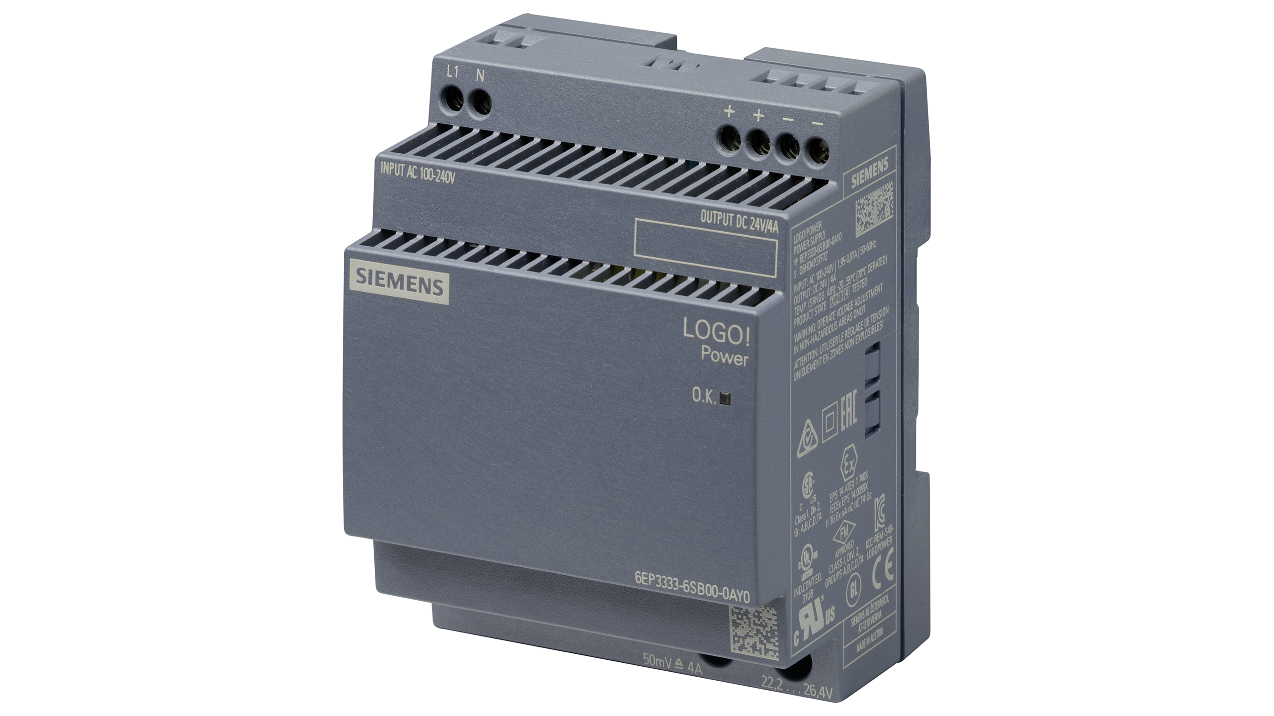 TEHOLÄHDE LOGO POWER 24VDC/ 4A