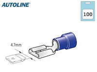 LATTALIITIN NAARAS 4,7MM SININEN 100KPL/PKT