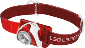led lenser Otsa-/kypärävalaisin led lense seo5 punainen180lm