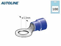 RENGASLIITIN M5 SININEN 100 KPL/PKT