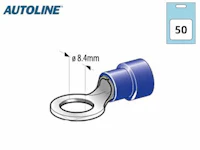RENGASLIITIN M8 SININEN 50 KPL/PKT