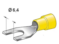 LIITIN 6,4MM KELTAINEN HAARA