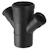 silent-pp Db kaksoishaarayhde silent-pp 110x50x50x45 pp