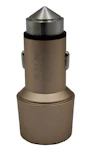 AUTOLATURI USB OPAL 2 PORTTIA, ALUMIINI, KULTA