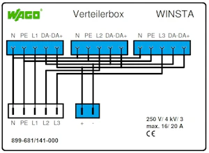 wago Kytkinrasia winsta in 3-vaihe+dali,out 3xdali,val
