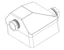 selcast Liitäntärasia selcast 89x89mm silum.1vedonp.