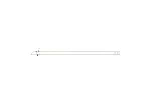 puristeteos Konekierrepaalu l2000 60x3 mm s355 kierrelaippa 150