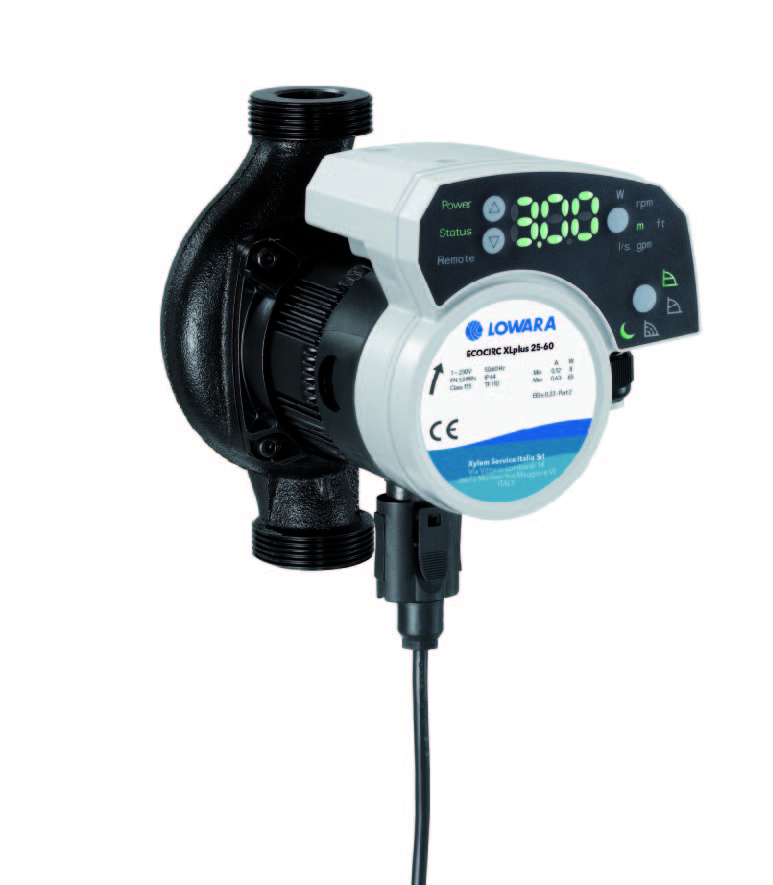 LÄMPÖJOHTOPUMPPU XYLEM ECOCIRC XL 25-60