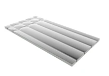 LATTIALÄMMITYSLEVY RAUHEAT SUORA 1200x600x20mm 16mm K150