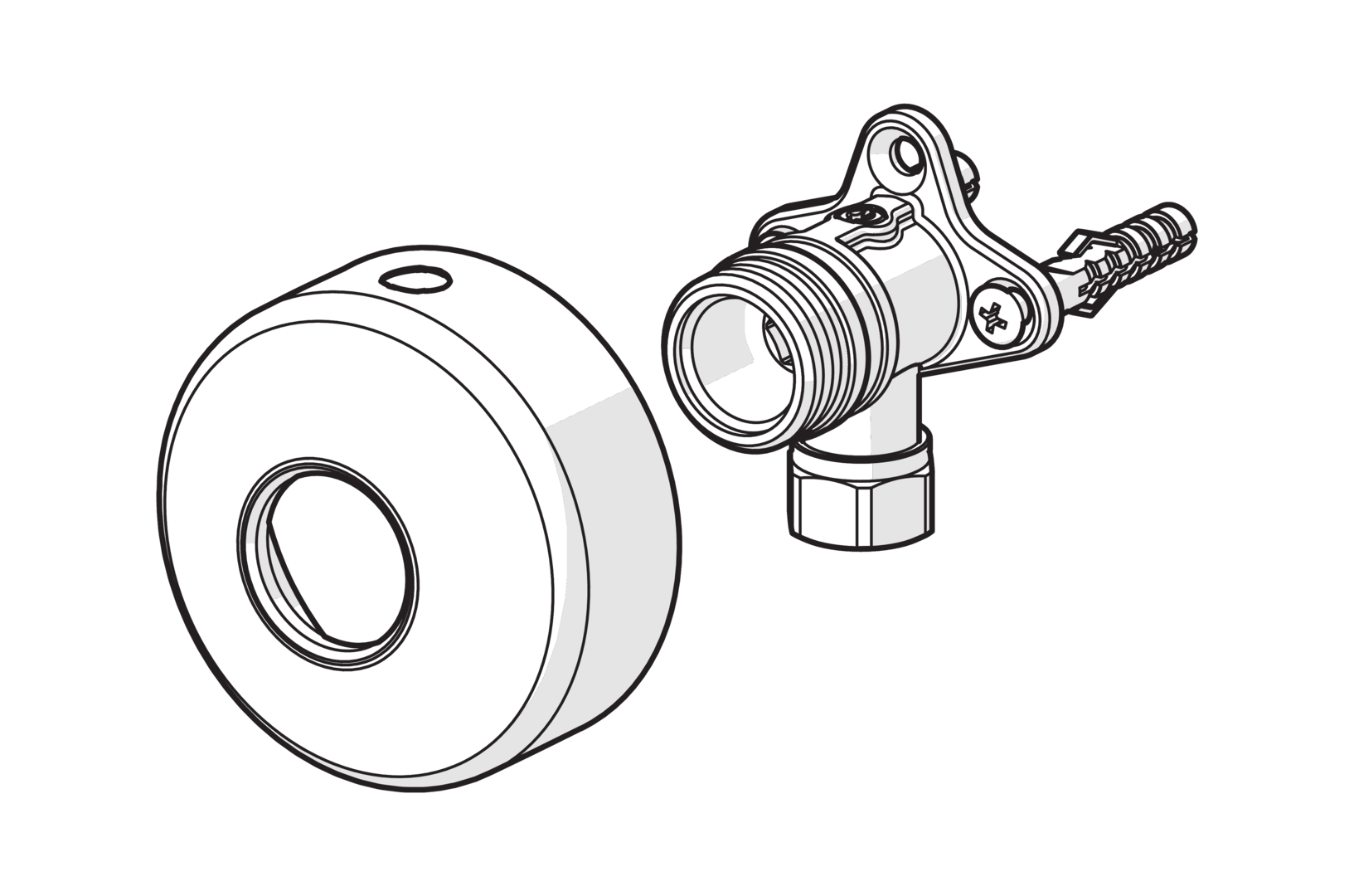 oras Pinta-asennuskulma oras 204021z 3/4x1/2x12mm