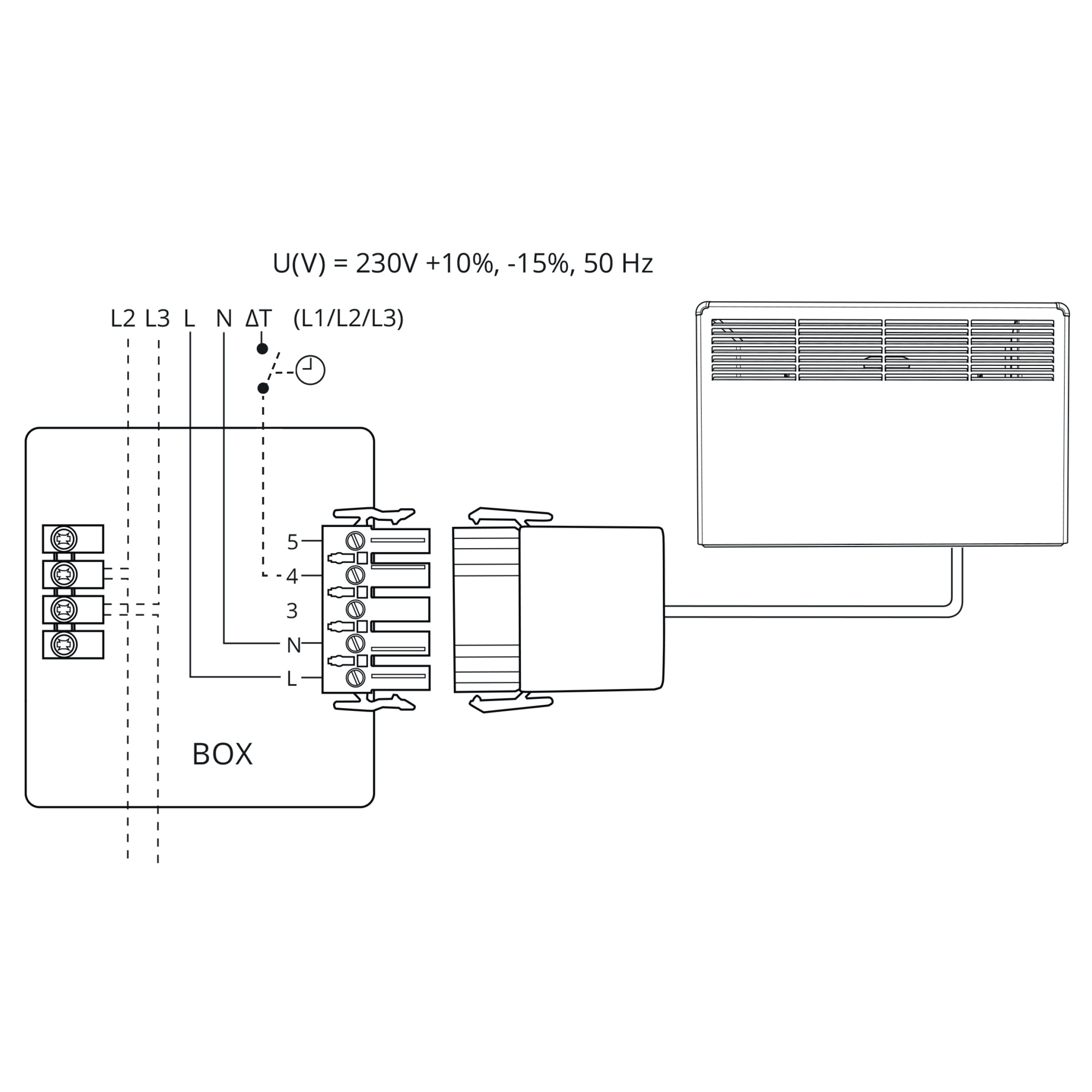 ensto Lämmitin beta7-bt-eb 750w k 39x72