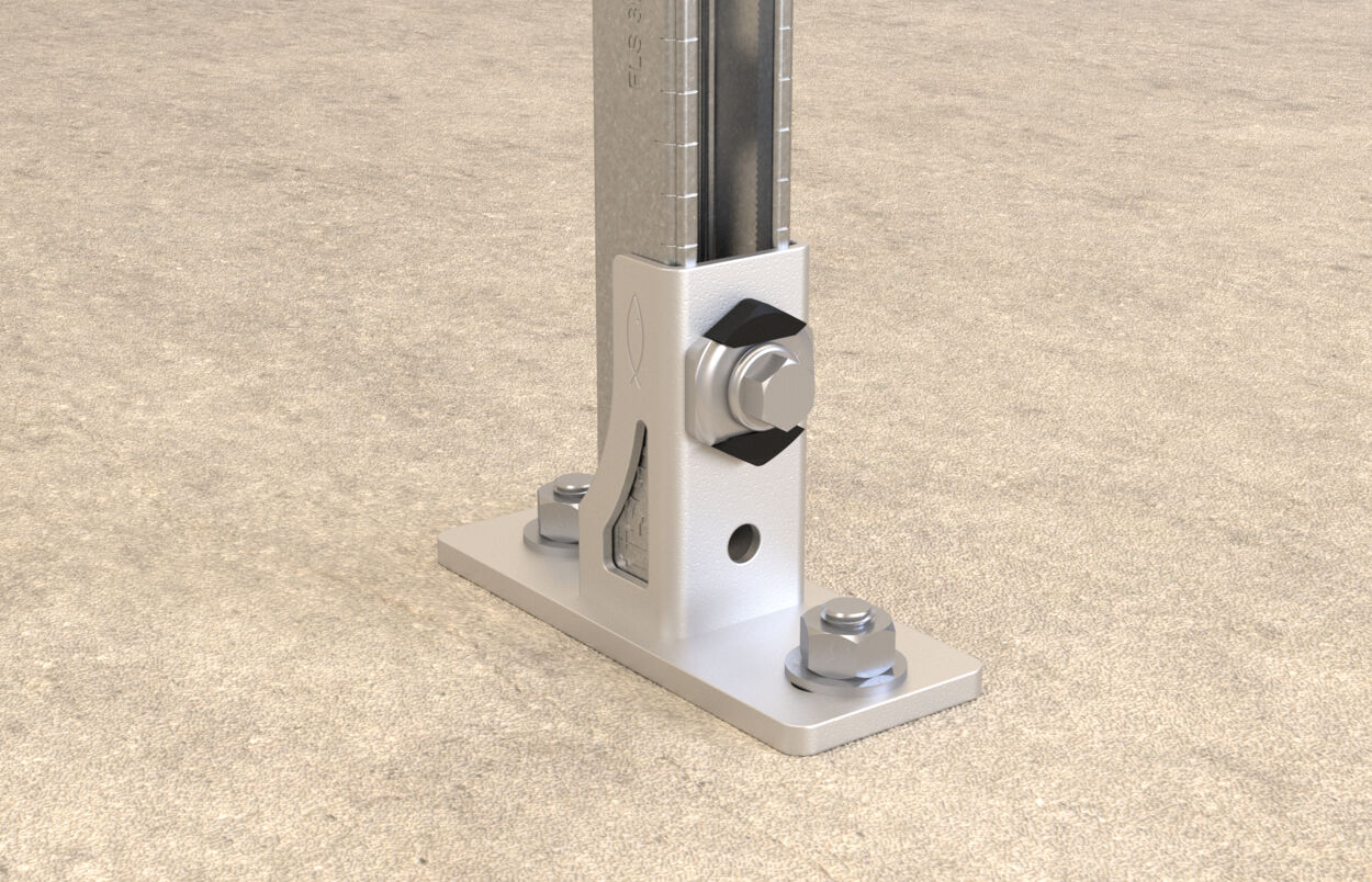 fischer Päätytuki sf zn fischer 130x50mm  m8