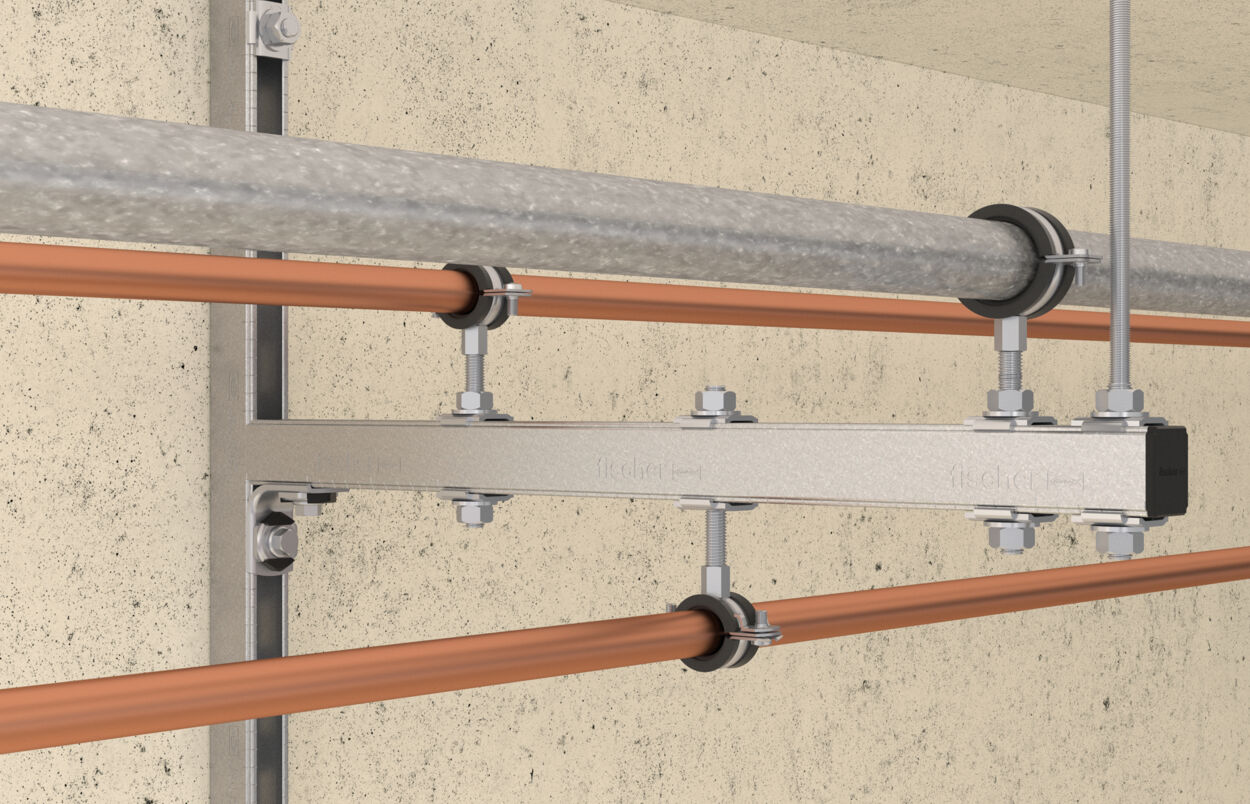 fischer Päätytuki sf zn fischer 130x50mm  m8
