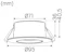 hide-a-lite Alasvalo comfort twist ip44 470lm 6,5w 2/3/4k tilt wh