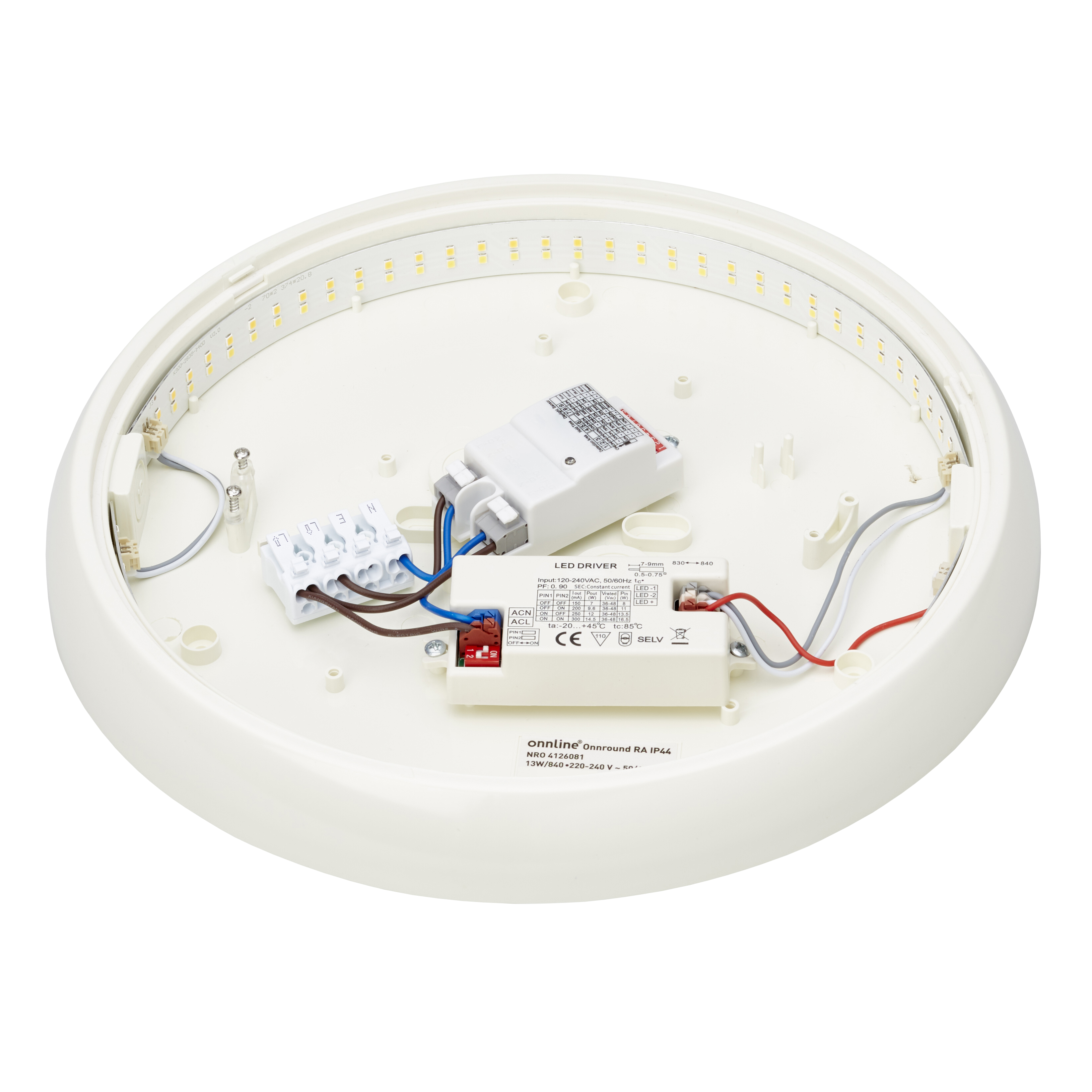 onnline Tunnistinvalaisin onnround radar 13w ip44 830/840 1000lm