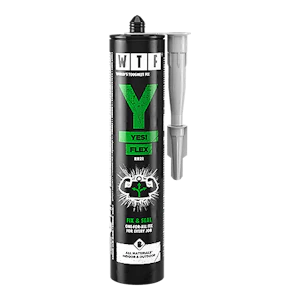 wtf - world's toughest fix Liima- ja tiivistysmassa wtf y yes flex v.harmaa 310ml