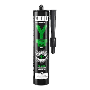 wtf - world's toughest fix Liima- ja tiivistysmassa wtf y yes flex tummanharmaa 310ml