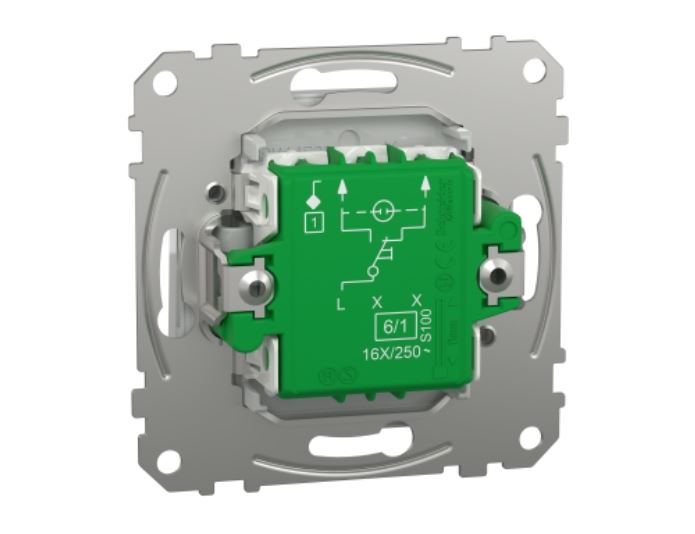 schneider electric Kytkin exxact 6/16a/ip21 2x ukj val