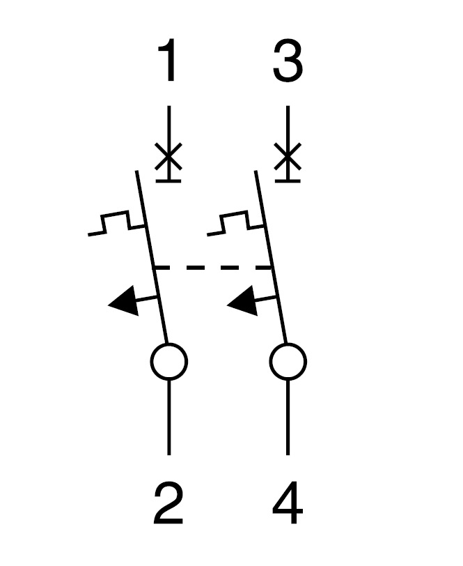 eaton Johdonsuojakatkaisija eaton pls6-c6/2, 6ka 2-nap c 6a