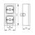 abb Pintakotelo impressivo 2os/ip20 54/80mm mval