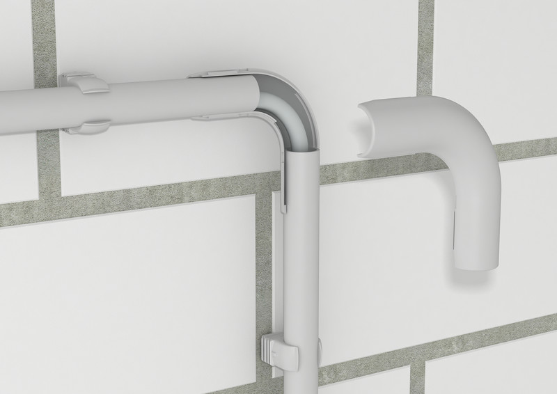 obo bettermann Sähköasennusputki quick-pipe 2953/m20 muovi valkoinen 2m
