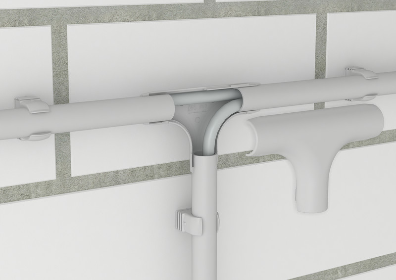 obo bettermann Sähköasennusputki quick-pipe 2953/m20 muovi valkoinen 2m