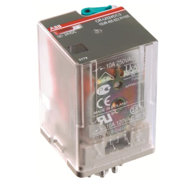 PISTOKANTARELE ABB 230VAC,3C/O,10A LED
