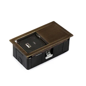 limente Pistorasia mono-1+usb pistor., pronssi