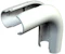 obo bettermann Suojaputken kaari quick-pipe 2953/25-b 90ast harmaa 5kpl