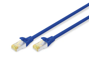 digitus Kytkentäkaapeli-cat6a digitus cat6a s/ftp 25cm lszh sininen