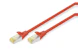 digitus Kytkentäkaapeli-cat6a digitus cat6a s/ftp 25cm lszh punainen