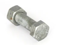 KUUSIORUUVI+MUTTERI 25CrMo4+QT ISO4014+4032 KZN M12x60 100KP