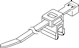 hellermanntyton Kaapelikiinnike edgeclip t50rosec4a 4,6x200 mus 100kpl